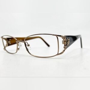Luxe Fine Illustra Swarovski Crystal Embellished Eyeglasses- (53-17-135)